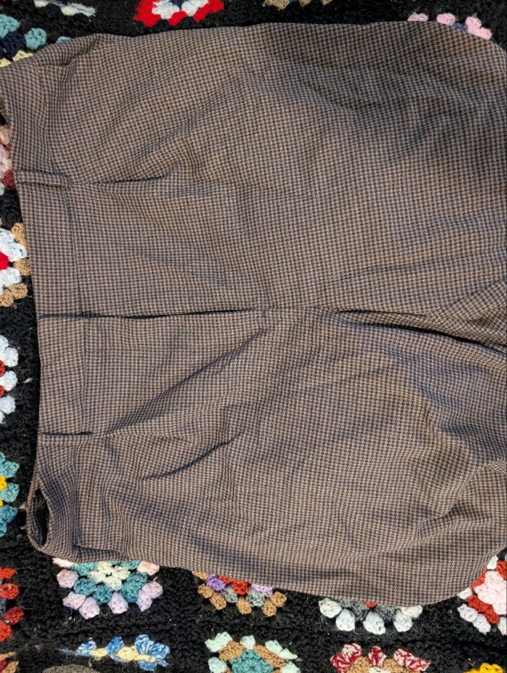 Old Navy Brown & Black Houndstooth Trousers